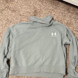 Under Armour Women's Cowl Neck Sweater in Gray